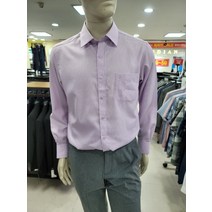 인디안 남성 면혼방 일반핏 핑크컬러 와이셔츠(MAC TLVF 8121)