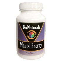 누내츄럴스 NuNaturals 멘탈 에너지 타블렛, 120개입