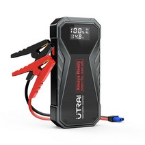 점프앤고 UTRAI-자동차 점프 스타터 슈퍼 안전 배터리 미포함 1000A 휴대용 비상 부스터 시동 기기, Jstar X1, one option