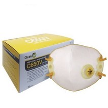 크린탑 1급 방진마스크 C650V, 2개