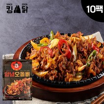 킹닭 양념오돌뼈 300g x 10팩 매콤한 오도독 돼지고기 양념 오돌뼈