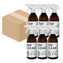 탑크린S 에탄올소독제 살균소독제 뿌리는소독제 어린이용품(특수목적용) 500ML, 탑크린S 에탄올 소독제 500ML(6)