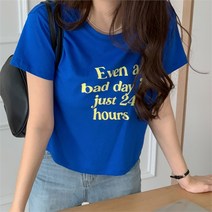 겟잇미 겟잇미렌티딜 프린팅 크롭 라운드 반팔 티셔츠 (8421324)