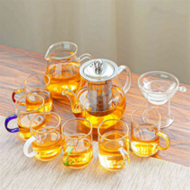 MONTHERIA 몬테리아 다기세트 선물용다기 도자기 찻잔 세트 휴대용다도세트 명절 선물 내열유리 스테인레스 필터 티포트, I스타일×1