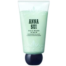 ANNA SUI 페이스 워시 스크럽 식물 기반 스크럽은 부드럽게 각질을 제거하고 먼지 죽은 피부 및 메이크업을 제거합니다 모공을 막지 않음 아미노산 11.4ml(4.2온스