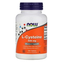 나우푸드 L-시스테인 엘시스테인 500mg 100정, 1개
