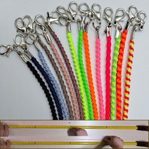 목걸이 개별포장 줄 고무줄 선물용 걸이 마스크 대량주문 스트랩 끈 고리 분실방지 스프링 센시엠, 7.형광그린