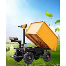 전동구루마 농사용 리어카 전동대차 수화물, 3륜 전동구루마 경사진 버킷(유압 자동 하역)