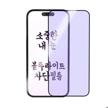 1+1 아이폰 블루라이트 차단 시력보호 지문방지 강화유리 필름 총2장, 블루라이트+지문방지 강화유리 2장
