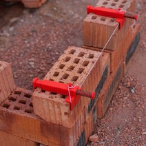 2pcs Bricklaying 와이어 풀러 벽돌 레벨링 라인 러너 측정 드로잉 레벨러 건설 빌딩 해결사 도구, [01] Black