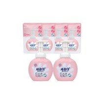 온더바디 세꼼마 버블 항균 핸드워시 250ml 2개+리필 200ml 4개 (파우더)