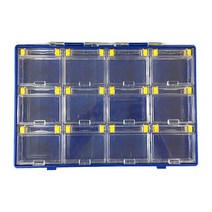 중앙브레인 SMD 칩보관함 CA105 투명 칩박스 3x4 세트 CA305D-5