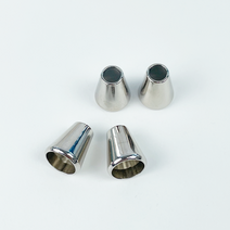 헤세드 NEW) 15mm 합금 삼각벨 스트링벨 스트링 마감장식 (4개), 실버