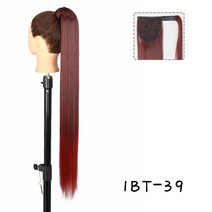 포니테일 AZQUEEN-스트레이트 합성 헤어 피스 포니 테일 85cm 슈퍼 롱 랩 어라운드 클립 헤어 익스텐션 포니 테일 데일리웨어, 02 85CM, 44 D-24H613