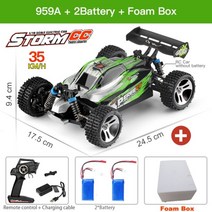 4륜 rc카 오프로드 구동 무선 조종 자동차 wl 144001 2.4g rc 경주 대회 60kmh 금속 섀시 4wd rc 수식 장난감, 협력사, a959-a 2b