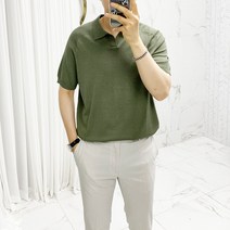 아도르클래식 나그랑 반오픈 5컬러 니트 반팔티