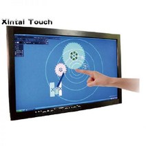 2 개의 실제 손가락 포인트 55 인치 LCD IR/적외선 멀티 터치 스크린/게임 LED TV 용 터치 패널
