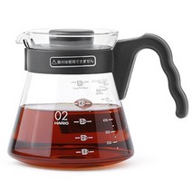 하리오 커피서버 700ml VCS-02B, 혼합 색상, 3개