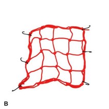 오토바이짐받이 오토바이 수하물 그물 커버 자전거 연료 탱크 메쉬 고무 탄성 웹 번지 자동차 스타일링, China, red