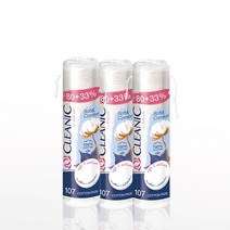 클레아닉 순면화장솜 소프앤컴포트 107매X3sets, 단품없음
