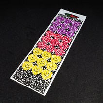 컬러선택 키치 하트 씰 스티커 팩 오브젝트 씰스 폴꾸 다이어리 꾸미기 포카 다꾸 탑로더 탑꾸 [허니마켓], 컴포지션(퍼플)