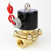 솔레노이드 밸브 전기 1 4 3 8 2 DN8 10 15 20 25 50 닫힌 물 오일 공기 용 공압 12V 24V 220V 110V 158836, DN50 _110V