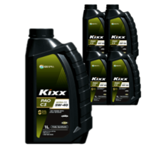킥스 KIXX PAO 5W-40 C3 1L x5개 디젤 가솔린 합성 엔진오일