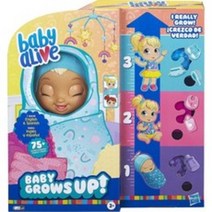 베이비 얼라이브 베이비 그로우 업 키가 크는 말하는 아기 인형 Baby Alive Baby Grows Up (Happy)