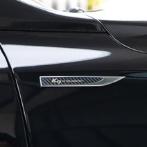 [가오] K9 럭셔리 휀다 가니쉬 외관 꾸미기 튜닝 몰딩 장식, 카본(2P)