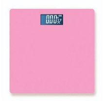 아띠 사각 LCD 디지털 체중계, 핑크