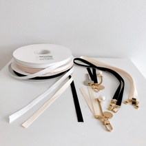 리본 공예 머리핀재료 헤어핀만들기 부자재 재료 diy 기본1, 화이트