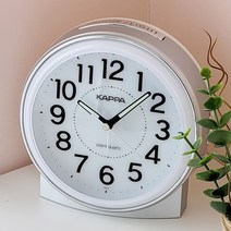 카파 T915 멜로디 무소음 알람시계 6곡멜로디 소리 야광 바늘