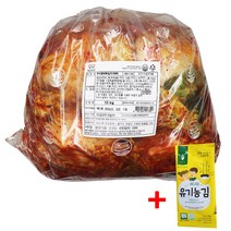 종가집 포기김치 태백 10kg + 유기농김 1봉 갓담은~국산 배추김치 우리땅 신선한 김치, 1개