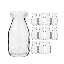 유리우유병 180ml, 2개