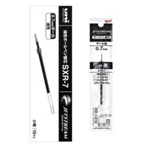 제트스트림 볼펜 유성펜 리필 SXR-7 0.7 흑 10개입 1갑, 기본