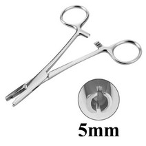 1pc 외과 강철 피어싱 펜치 도구 피부 앵커 Hemostat 포셉 Punchers Setpum Catilage 배꼽 립 문신 클램프