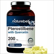 NatureBell 프테로스틸벤 200mg x 200 캡슐, 1개, 기본