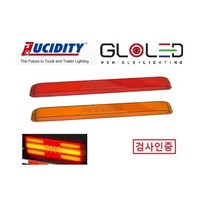 대성부품 LED 면발광 데루등 사각 12V 24V 특장차 브레이크등 추레라 인증 고급 32016 덤프 화물차 대형트럭 렉카 트레일러 검사 개조용 DIY 32016R 32016A 글리오엘이디 GLOLED