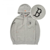 MLB 엠엘비 남성 애슬레저 양면지 후드집업 보스턴 레드삭스 3LTRA0124 그레이