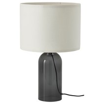 이케아 톤비스탁상스탠드 스모크 유리/화이트52cm