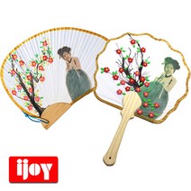 이지피아 신윤복 민화 부채 만들기 미인도 뚝딱공작소, 조개부채