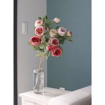 유치원 어린이집 봄맞이 피오니 조화꽃 카페조화 꽃도매 빈티지감성 꽃소품, 연보라