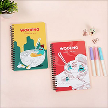 바보요정 웽 트윈링 미디움 노트, 현재상품선택, 유선 노트