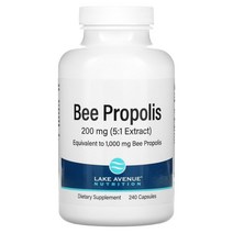 레이크 애비뉴 뉴트리션 BEEPROPOLIS 비프로폴리스 1000mg 240캡슐