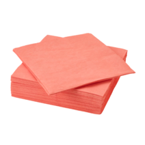 이케아 종이냅킨 냅킨 예쁜냅킨 테이블냅킨 집들이 카페 40x40cm 10매, 12. 오렌지 핑크 10매