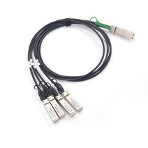 Ipolex 시스코 QSFP-4SFP10G-CU1M용 40G QSFP+ to 4x10G SFP+ 브레이크아웃 DAC 트위낵스 케이블 1m(3.3피트) 40GBASE-CR4 직접