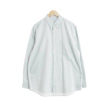 유니클로 그레이 스트라이프 면 셔츠 남자 1673