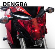 오토바이 액세서리 헤드 라이트 프로텍터 커버 스크린 렌즈 혼다 CB1000R 2008 2010-2015, 01 Smoke