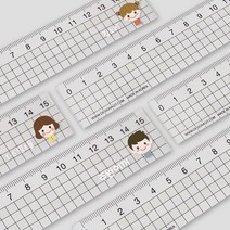 아트박스/디자인아지트 [주문제작]네임 투명자 15cm앤과폴, 친구16, 한글24