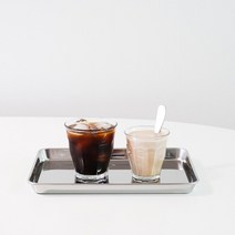 아인슈페너컵 홈카페 강화유리컵 플랫화이트 2size, 130ml